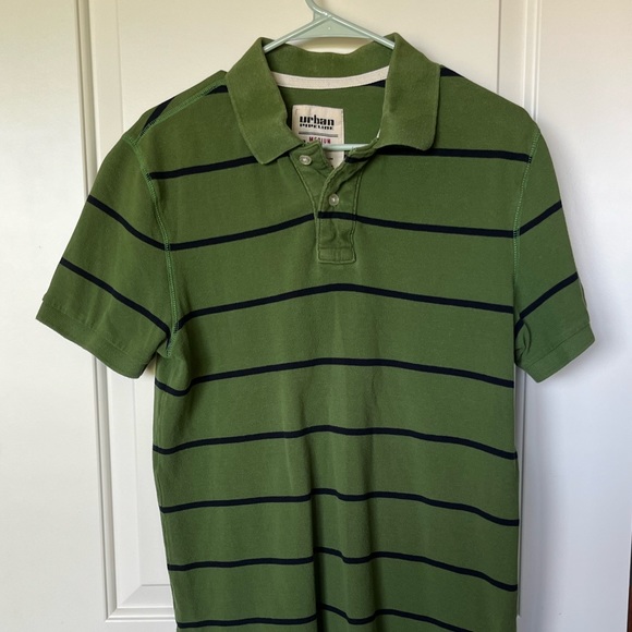 urban pipeline | Shirts | Mens Urban Pipeline Green Polo Shirt | Poshmark